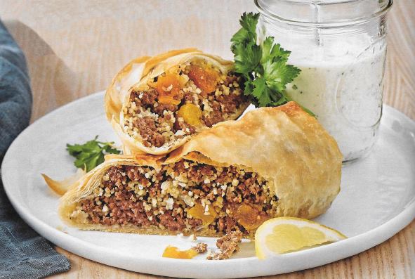 Orientalischer Hackstrudel – Rezepte