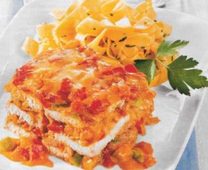 Paprika Schnitzel Lasagne