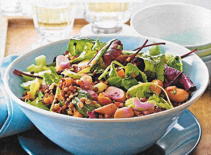 Linsensalat mit Möhren und Wienern – Rezepte