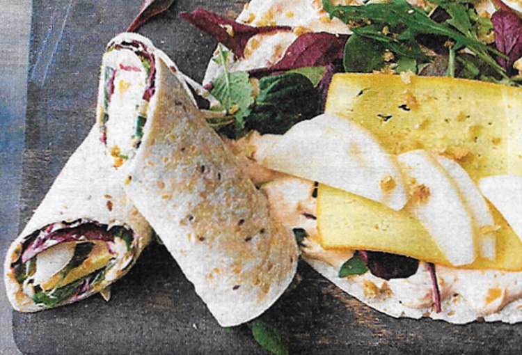 Käse-Wraps mal pikant und fruchtig – Rezepte