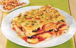 Würzige Hähnchen Lasagne