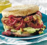 Amaranth-Avocado Burger